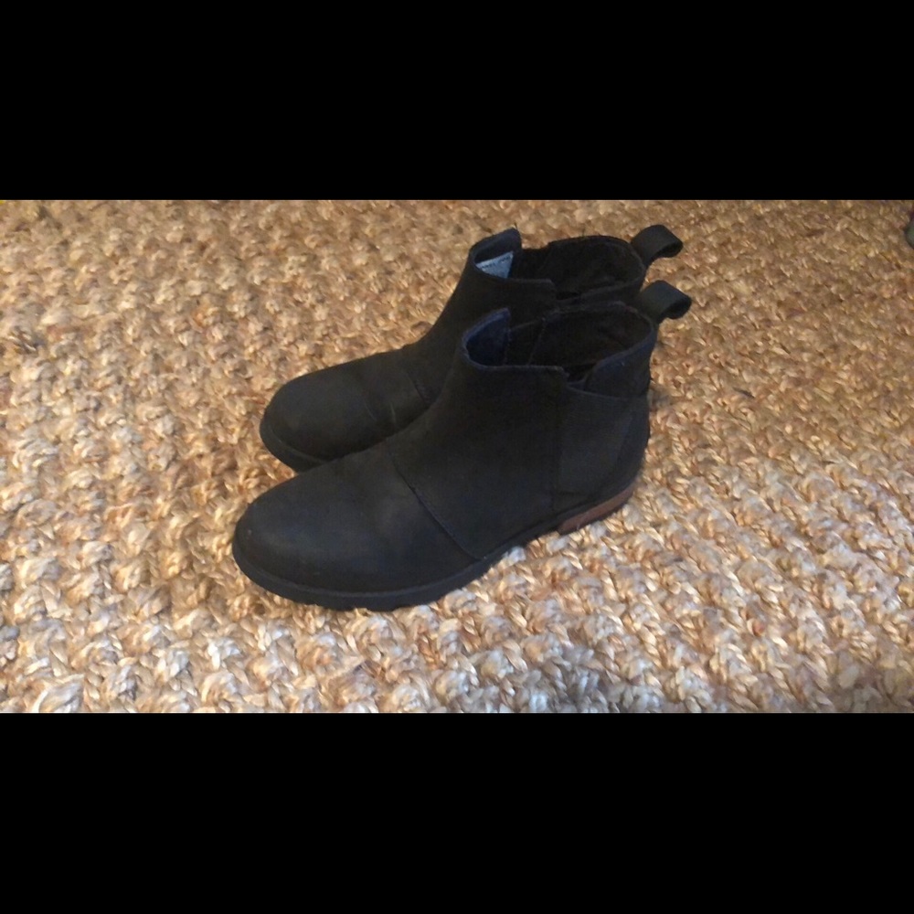 Sorel Emeile Chelsea Black Boot